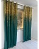 Zasłona Metalic Gold zieleń