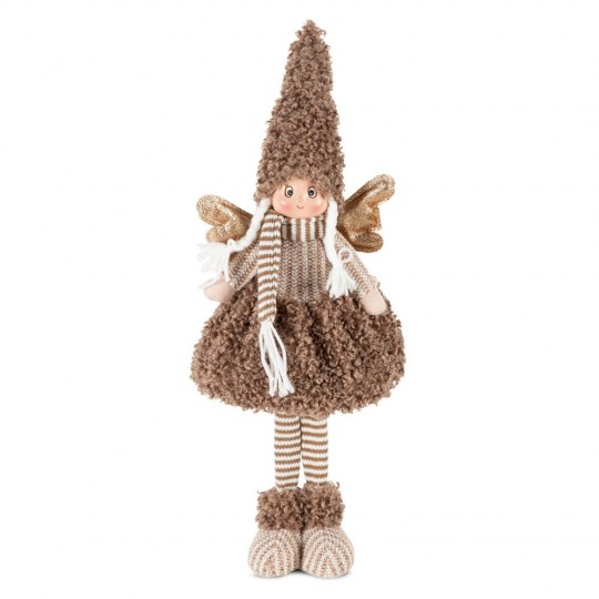 Figurka świąteczna Lalka Elf DOLL Brązowy