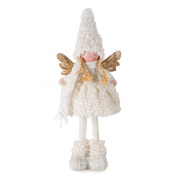 Figurka świąteczna Lalka Elf DOLL Kremowy