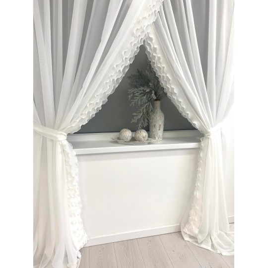 Firana zakładana Luisa 400x250 taśma