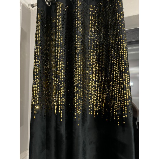 Zasłona czarna Magic GOLD 2