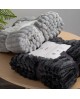 Koc typu flano SOFT 150X200 Biały