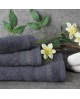 Ręcznik bawełniany APRIL w pasy Jasnobrązowy