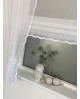 Roleta SIMPLE zdobiona subtelnym haftem