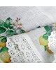 Zazdrostka CLOE zdobiona nadrukiem cytryn Biały 150x30 cm